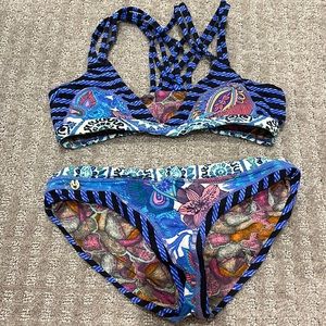 maaji kids size 10 reversible bikini